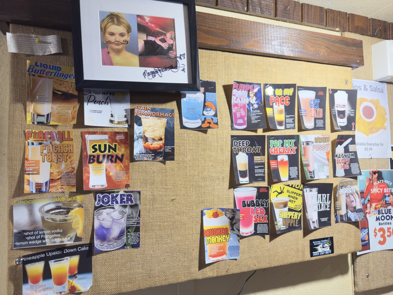 Drink board at Ogden, IL