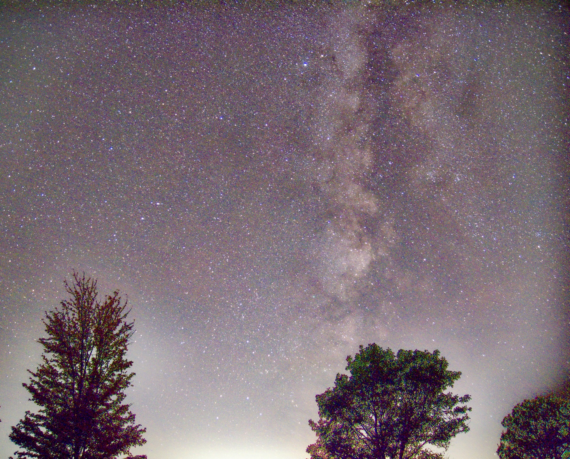 Stacked Milky Way post-processed after session